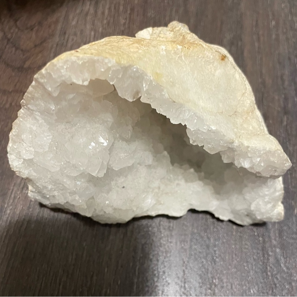 Natural White Crystal Geode